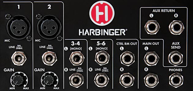 Harbinger L802 8-Channel Compact Mixer