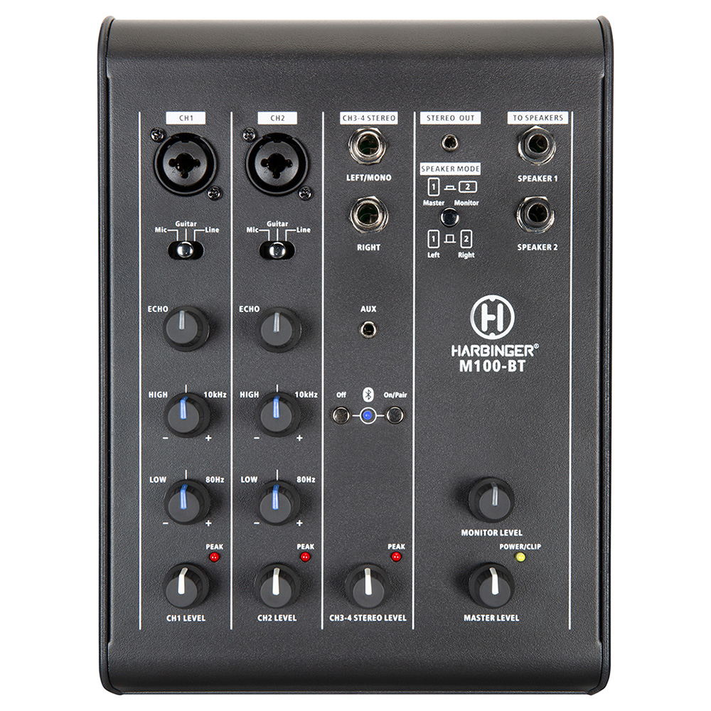 Harbinger M100-BT Portable PA System Mixer