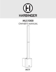 Harbinger MLS1000 Manual