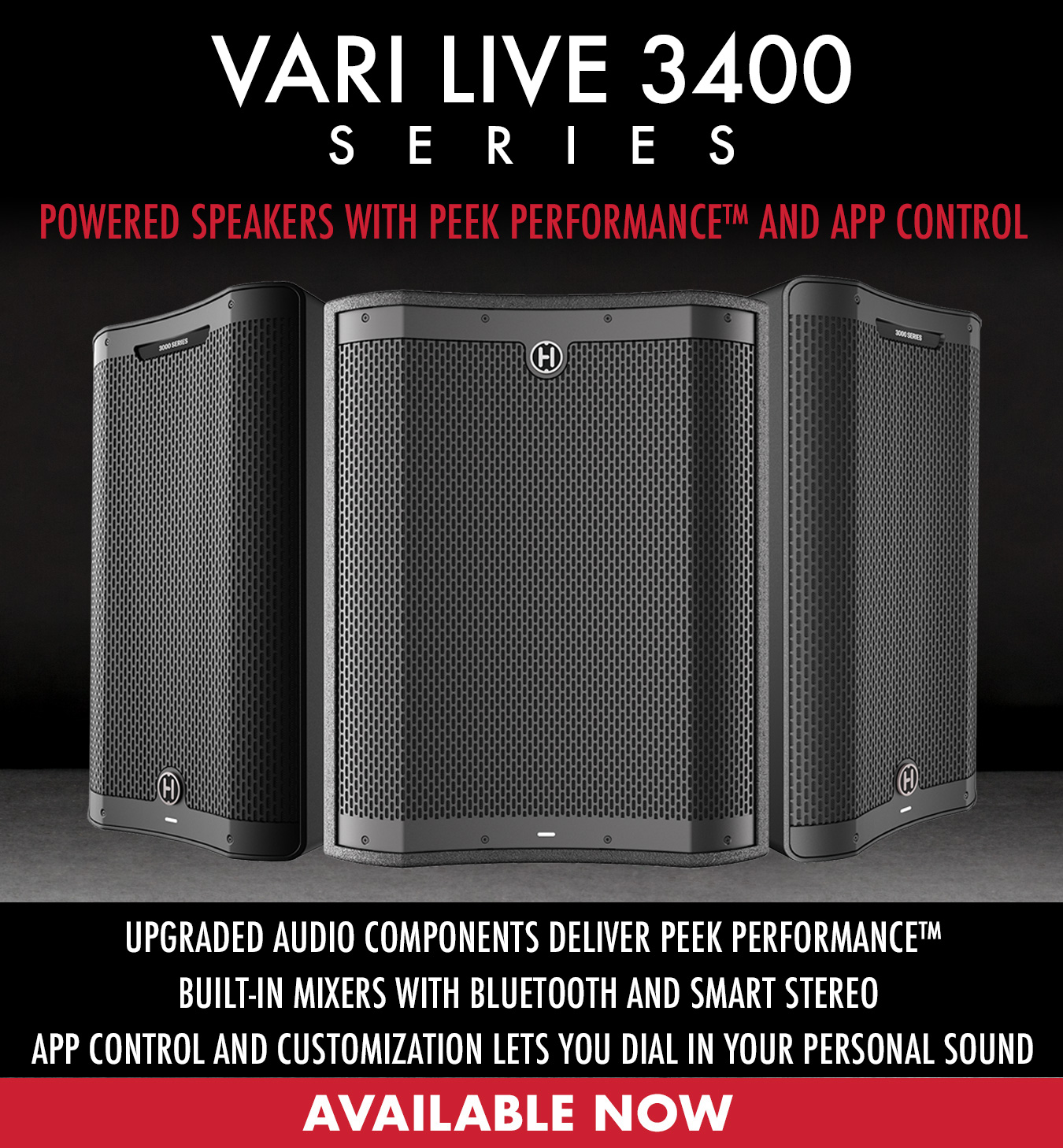 Harbinger LIVE V3400 Series