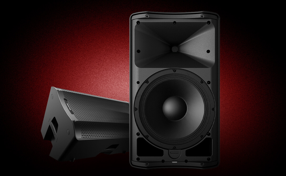 Pair of Harbinger Pro Audio Vari Live V3400 Speakers